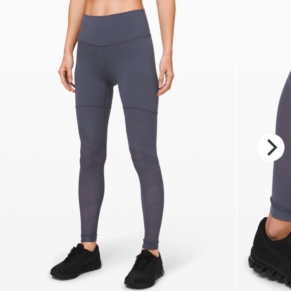 Lululemon Sheer Will High-Rise Tight 28" Pulse
Stone Blue Sz 6 182 - Picture 1 of 10